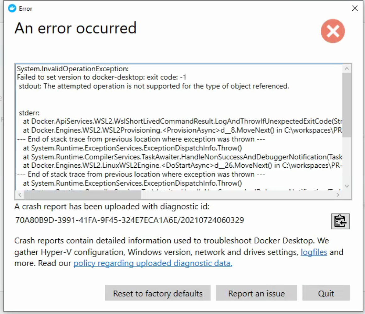 docker for mac error: x509: decryption password incorrect